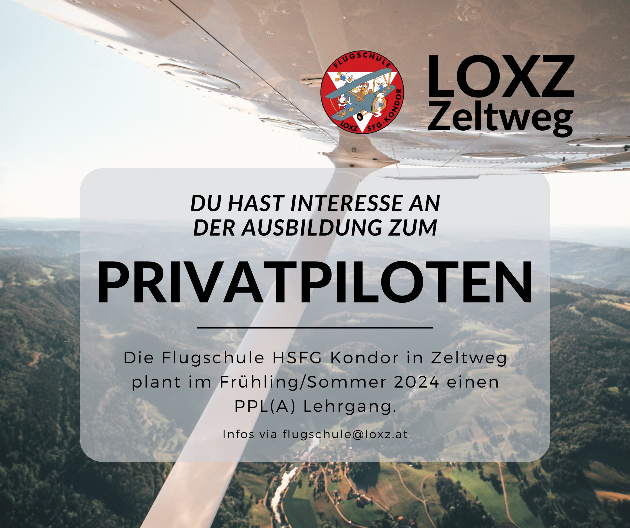 PPL(A) Lehrgang Frühjahr/Sommer 2024